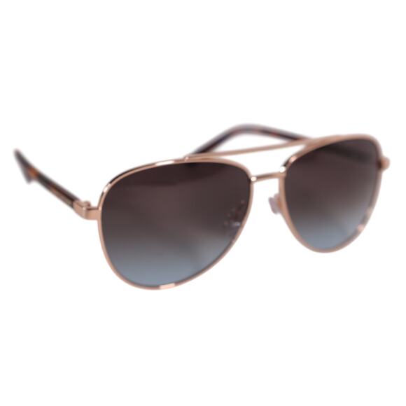 Marc Jacobs Metal Aviator Sunglasses - Gold / Havana - NWT - Picture 6 of 9